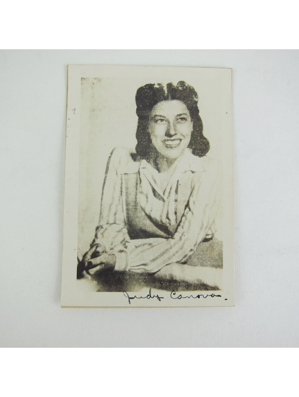 Judy Canova Photograph 4x3 Actress Singer Radio Star Portrait Vintage 1940s